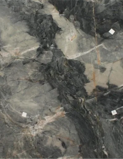 Mystic Blue - Black granite