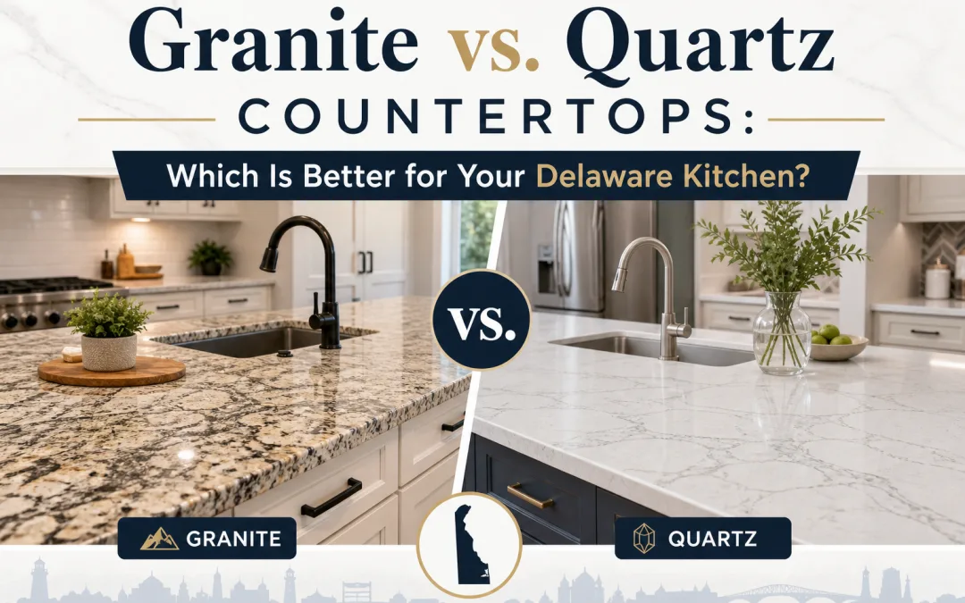 Granite vs. Quartz Countertops: Which Is Better for Your Delaware Kitchen?