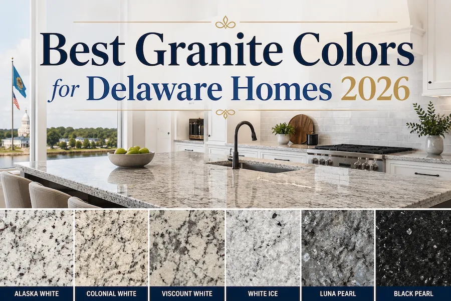 Best Granite Colors for Delaware Homes 2026