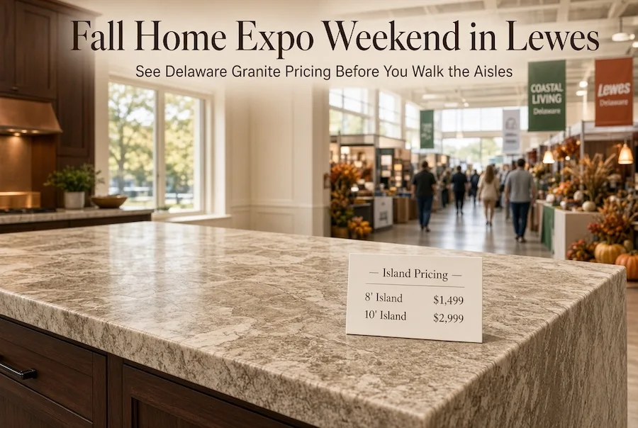 Fall Home Expo Weekend in Lewes: See Delaware Granite Pricing Before You Walk the Aisles