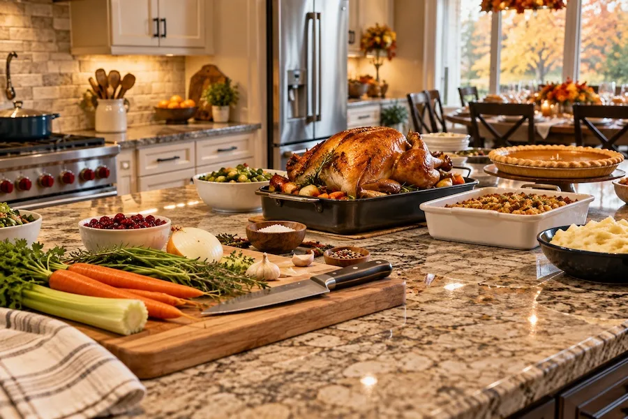 Thanksgiving Kitchen Prep: Protect Your Countertops in Delaware