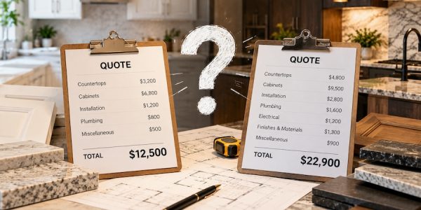 Why Two Quotes for the Same Kitchen Can Differ So Much